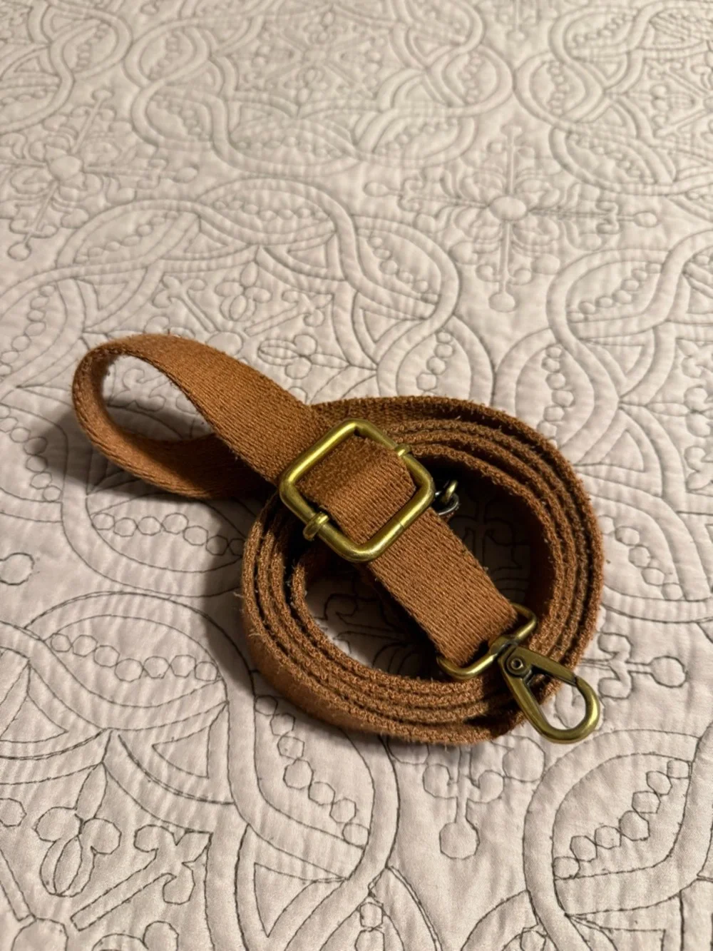 Fossil Tessa Tan Leather Handbag with Matching Wallet and Strap Nice - Picture 8 of 13